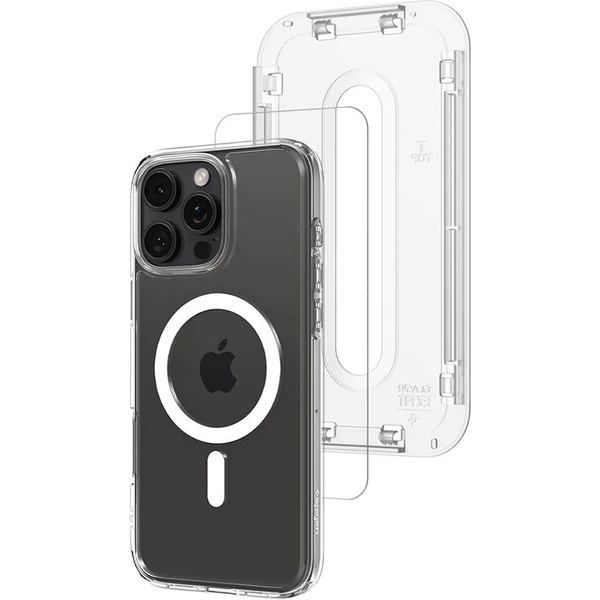 Spigen Ultra Hybrid MagSafe kryt + Glass tR EZ Fit Pack sklo iPhone 16 Pro Max white/clear - Pouzdra - Obrázek e5f78bb0903f436b84f5e8d1b9220b34