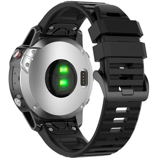 FIXED Silicone Strap řemínek pro Garmin QuickFit (26mm) černý - Řemínky - Obrázek e6459891164d4b8fbaf64a578612432d