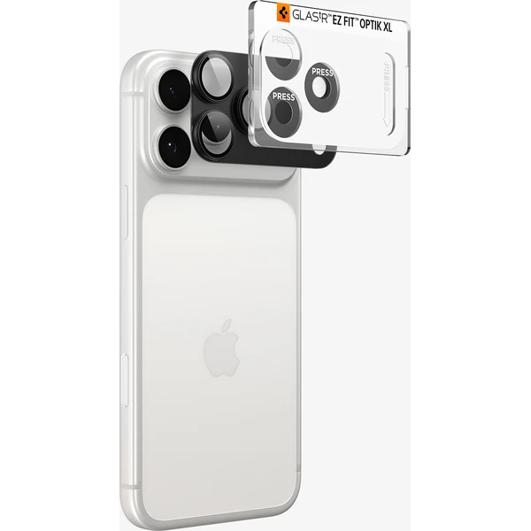 Spigen Glass tR EZ Fit Optik Pro XL 1 Pack sklo na fotoaparát iPhone 18 Pro tmavě šedé - Ochranné folie a skla - Obrázek e6674f71e1ad4a7ca0e4339d0636acf1