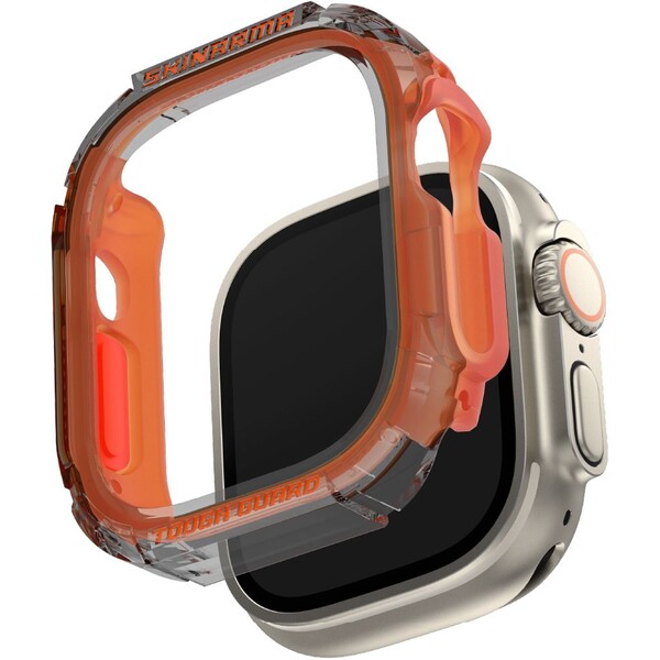 SKINARMA Atom kryt Apple Watch Ultra 49mm oranžový