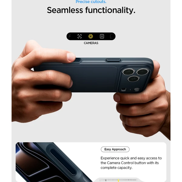 Spigen Thin Fit MagSafe kryt iPhone 18 Pro Max/17 Pro Max metal slate - Pouzdra - Obrázek e672c5639fba46e486eaa02761679e09