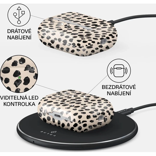 Burga pouzdro pro Airpods Pro 3 Almond Latte - Pouzdra - Obrázek e67c4cede0224ef092b829d323c29684