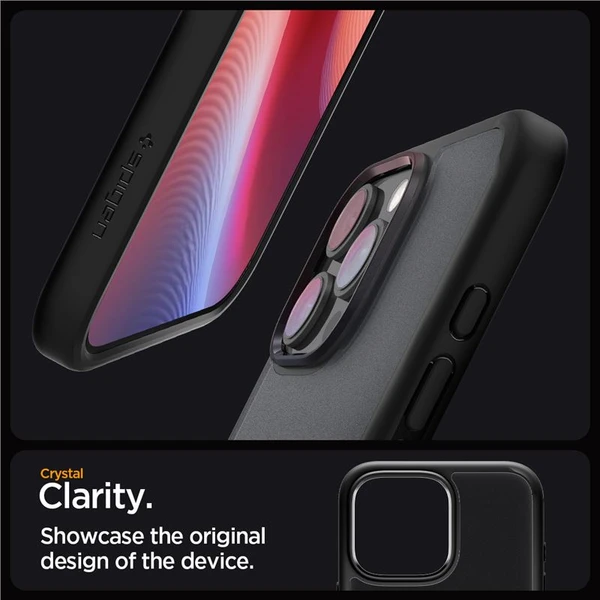 Spigen Ultra Hybrid kryt iPhone 16 Pro frost black - Pouzdra - Obrázek e68dac4fc42e452aac059ca6e60aaf1f