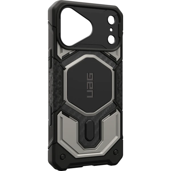 UAG Monarch Pro MagSafe Titanium kryt iPhone 18 Pro Max/17 Pro Max stříbrný - Pouzdra - Obrázek e695763b58d743f5941698ba7b187d3f