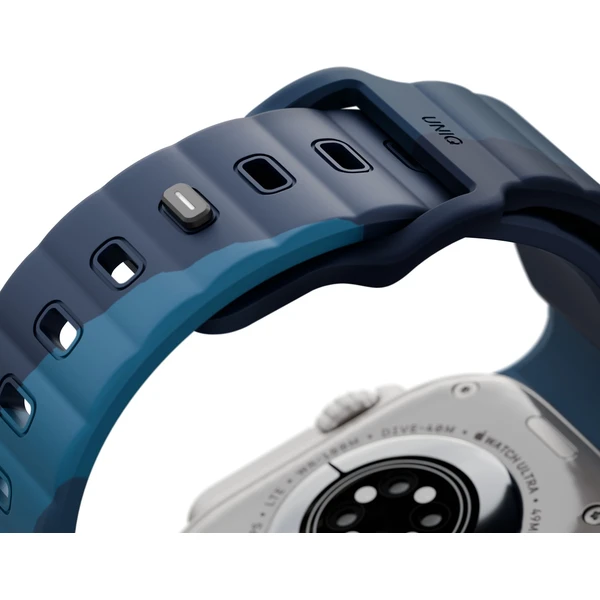 UNIQ Stride DE FKM řemínek pro Apple Watch 49/46/45/44mm modrý/světle modrý - Řemínky - Obrázek e6c7743bf53f41318871134e505b4273