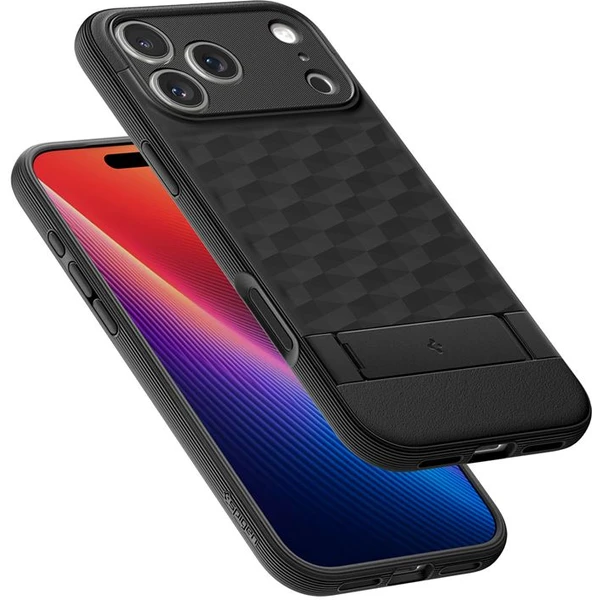 Spigen Parallax S MagSafe kryt iPhone 17 Pro Max matte black - Pouzdra - Obrázek e6cede1b68754283a8e52b56e2bfa779