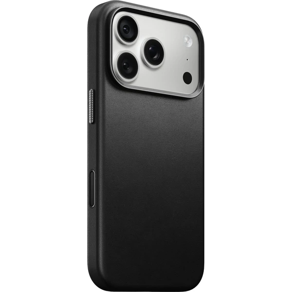 Nomad Traditional Leather MagSafe kožený kryt iPhone 17 Pro/18 Pro Black - Pouzdra - Obrázek e6db3cf342244ff4b03e43009c9f0218