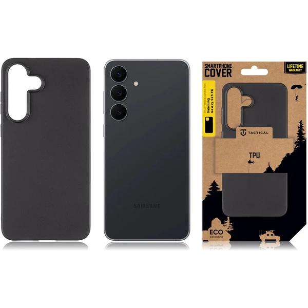 Tactical TPU kryt Samsung Galaxy S25 FE černý - Pouzdra - Obrázek e6fa306f26984876897d09074ab17255