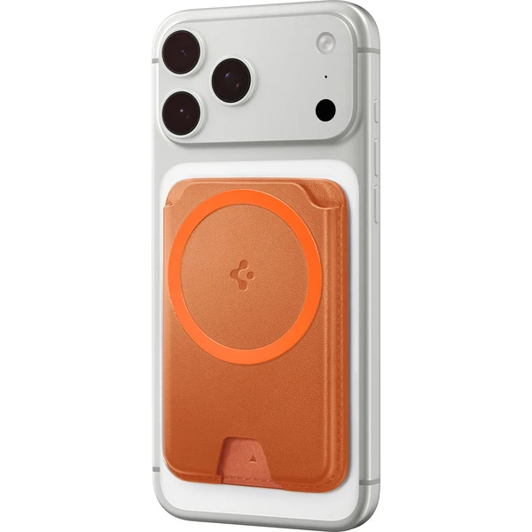 Spigen Valentinus MagFit+ MagSafe Wallet 3 Card peněženka metallic orange - Peněženky - Obrázek e70c583f06ee4a78ba835981cb4299d0
