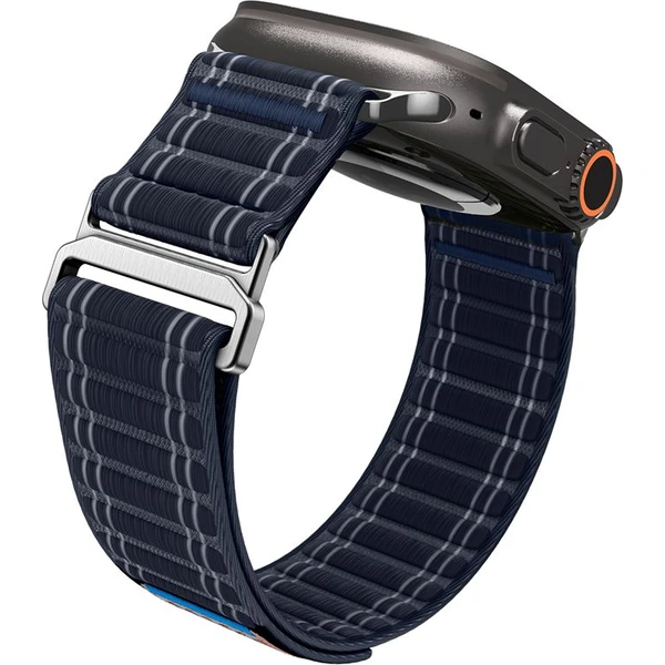 Spigen Fabric Band řemínek (hook-and-loop) Apple Watch 49/46/45/44mm námořně modrý - Řemínky - Obrázek e70df0d69e0748809da130b0c12c5b2f