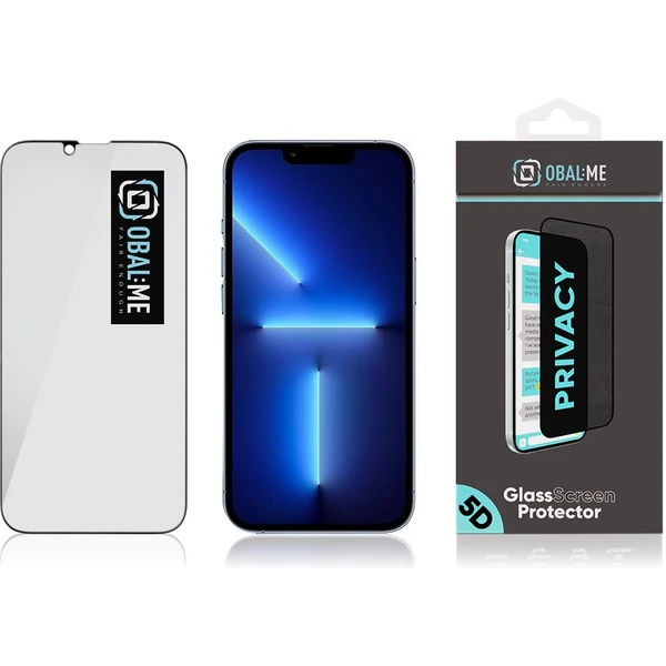 OBAL:ME Privacy 5D tvrzené sklo Apple iPhone 13 Pro Max/14 Plus černé - Ochranné folie a skla - Obrázek e70fa283ca244f02a2a2ced6714b4cf8