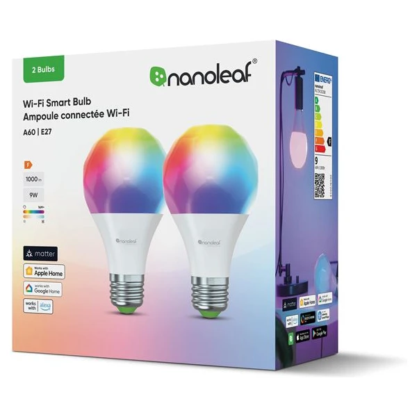Nanoleaf Matter Wi-Fi A19 Smart E27 Bulb chytrá žárovka 2 Pack - Žárovky - Obrázek e71119b4395741228c441203e558d3ec