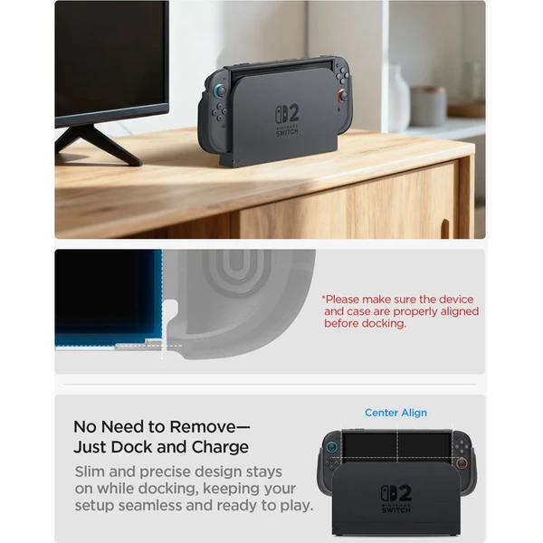 Spigen Ultra Hybrid pouzdro pro Nintendo Switch 2 černé - Pouzdra - Obrázek e7162988c7ff49e6adead162a3eee232
