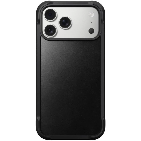 Nomad Rugged Leather Case (Horween) MagSafe kožený kryt iPhone 17 Pro Max Black - Pouzdra - Obrázek e75e709aec6c479e99288d6a248fa1a8
