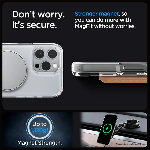 Spigen Ultra Hybrid S MagSafe kryt iPhone 16 Pro crystal clear - Pouzdra - Obrázek e7796d0ca1594328a7c06a5e5cbf77cf