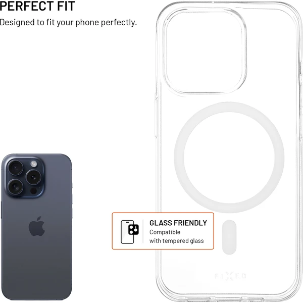 FIXED MagStory AntiUV TPU kryt s MagSafe Apple iPhone 15 Pro čirý - Pouzdra - Obrázek e795efb9cf3b47cea0ac74df82c9b1fa