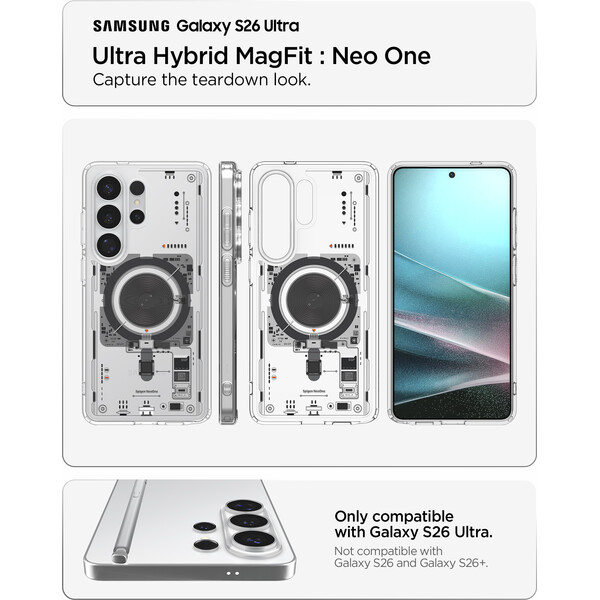 Spigen Ultra Hybrid MagSafe kryt Samsung Galaxy S26 Ultra neo one - Pouzdra - Obrázek e797c7b4458145d98ca07efaeb9eba05