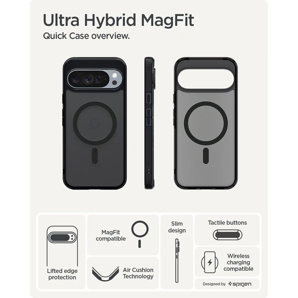 Spigen Ultra Hybrid MagSafe kryt Google Pixel 10 Pro XL frost black - Pouzdra - Obrázek e7b6508c7ede4414903ee8c80ba97502