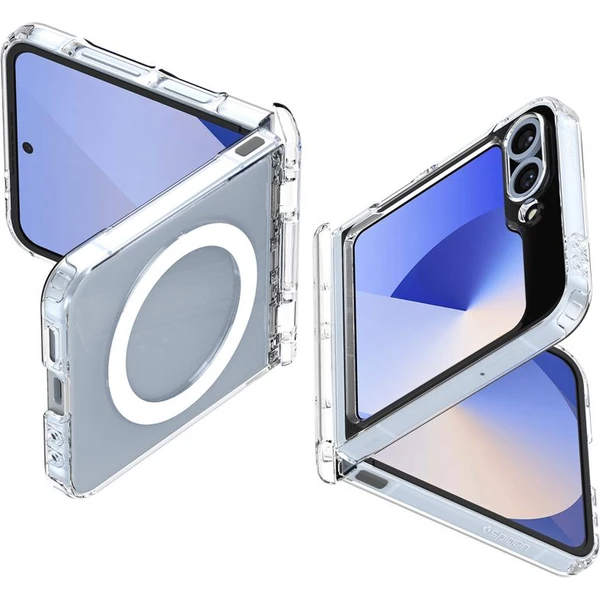 Spigen Ultra Hybrid Pro MagSafe kryt Samsung Galaxy Z Flip7 FE/Flip6 čirý/bílý - Pouzdra - Obrázek e7bc26f88e734cb7af4b2b48383e9bc9