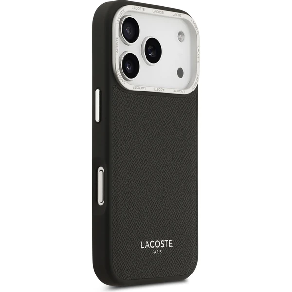 Lacoste PU Leather Champs Elysees MagSafe kryt iPhone 17 Pro černý - Pouzdra - Obrázek e7c7ad3e28574e548dbc48386cd21b91