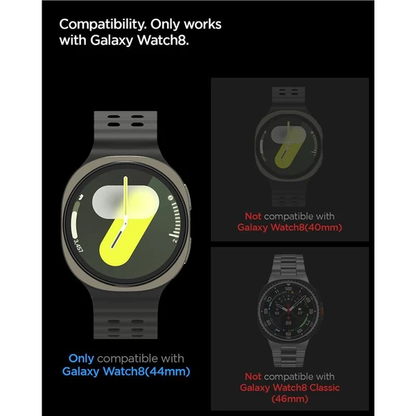 Spigen Glass tR EZ Fit 2 Pack sklo Galaxy Watch8 (44mm) čiré (2 ks) - Ochranné folie a skla - Obrázek e7f1c496dd134774ba742fd3f0770773