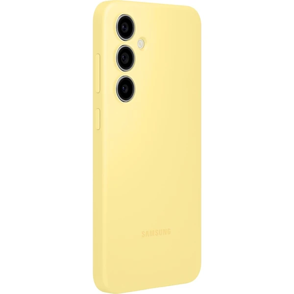 Samsung Silicone Case ochranný kryt Galaxy S24 FE žlutý - Pouzdra - Obrázek e7f8c3f646e740168698ffaf7e35ce42