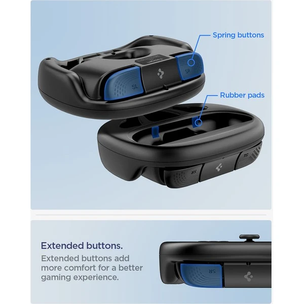 Spigen Joy-Con Handle NS101 volanty pro Nintendo Switch 2 černé - Konzolové příslušenství - Obrázek e807d5df1f6248f8b8d465e7ff704398