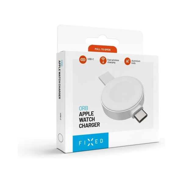 FIXED Orb 2 USB-C adaptér pro Apple Watch s rychlonabíjením bílý - Nabíječky - Obrázek e818e758064946fc8950b7ffab63c74b