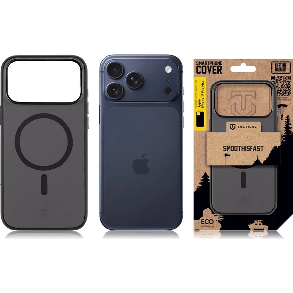 Tactical MagForce SmoothIsFast kryt Apple iPhone 17 Pro Max černý - Pouzdra - Obrázek e86796e5216a465c8ef17e367138f794