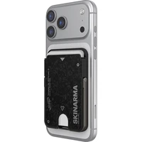 SKINARMA Vektor MagSafe Cardholder peněženka se stojánkem Onyx - Peněženky
