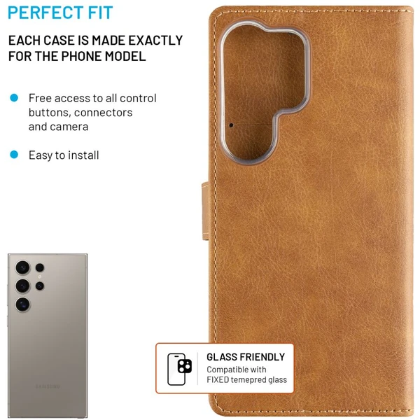 FIXED Opus pouzdro Samsung Galaxy S25 Ultra hnědé - Pouzdra - Obrázek e894c315a9fb45788774a6e47d962415