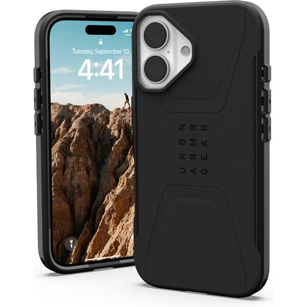 UAG Civilian Magsafe kryt iPhone 16 černý