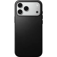Nomad Traditional Leather MagSafe kožený kryt iPhone 17 Pro Max/18 Pro Max Black - Pouzdra