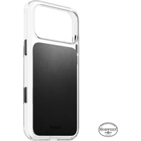 Nomad Clear Leather (Horween) MagSafe kryt iPhone 18 Pro Max Black - Pouzdra