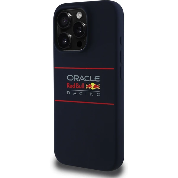 Oracle Red Bull Racing Silicone Horizontal Logo MagSafe kryt iPhone 15 Pro modrý - Pouzdra - Obrázek e8f5709975024490b02a75f2376b8d1c