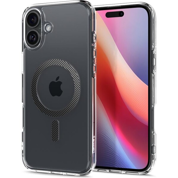 Spigen Ultra Hybrid MagSafe kryt iPhone 16 carbon fiber
