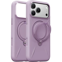Torras OStand Q3 Silicone MagSafe kryt iPhone 18 Pro Max fialový - Pouzdra