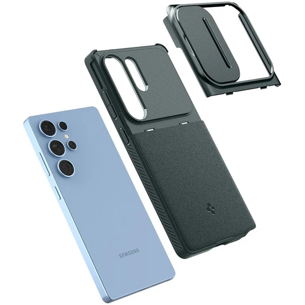 Spigen Optik Armor kryt Samsung Galaxy S25 Ultra zelený - Pouzdra - Obrázek e9394da754e5497eb35e8b99eb0d779d