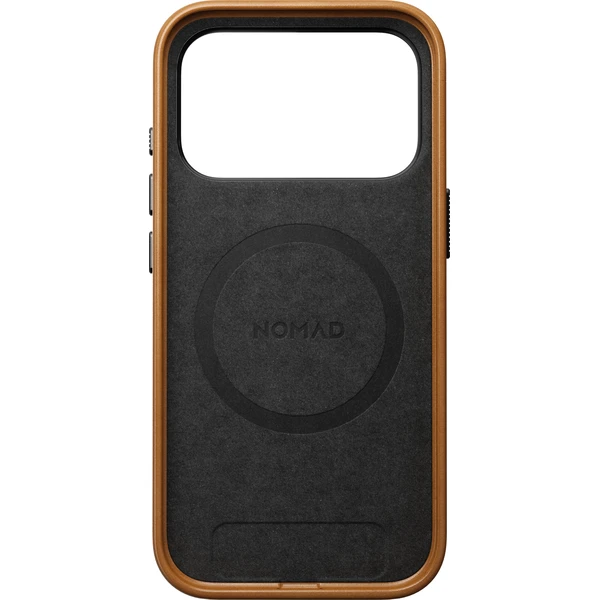 Nomad Traditional Leather MagSafe kožený kryt iPhone 17 Pro/18 Pro English Tan - Pouzdra - Obrázek e947833dee3449ce925774947475a651