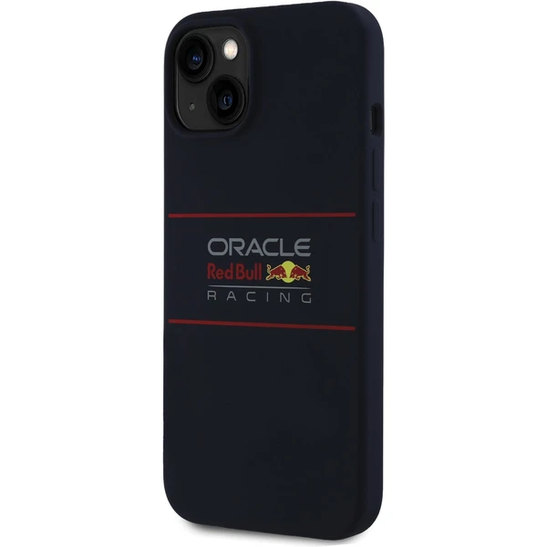 Oracle Red Bull Racing Silicone Horizontal Logo MagSafe kryt iPhone 14 modrý - Pouzdra - Obrázek e94a9d9fc4454aeb993c1627de5ab120