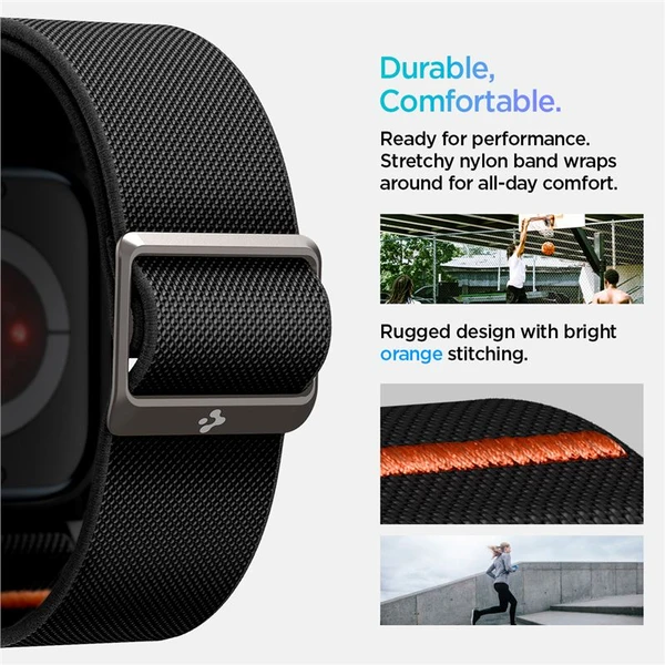 Spigen Lite Fit Pro řemínek s krytem Apple Watch 10/11 (46mm) matně černý - Řemínky - Obrázek e9554ebcb74b43248c85a18b7afe5ea2