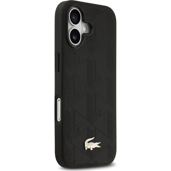 Lacoste PU Nomogramme Gold Logo MagSafe kryt iPhone 17 černý - Pouzdra - Obrázek e976d0aed4244b9d94020e57a0fd5355