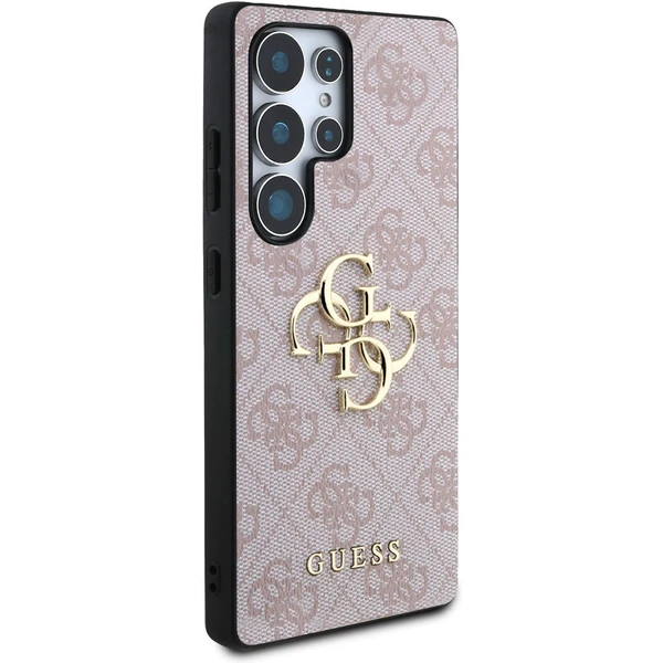 Guess PU 4G Metal Logo kryt Samsung Galaxy S25 Ultra růžový - Pouzdra - Obrázek e9846fd0b82c4b8ba6b32370d45f8219