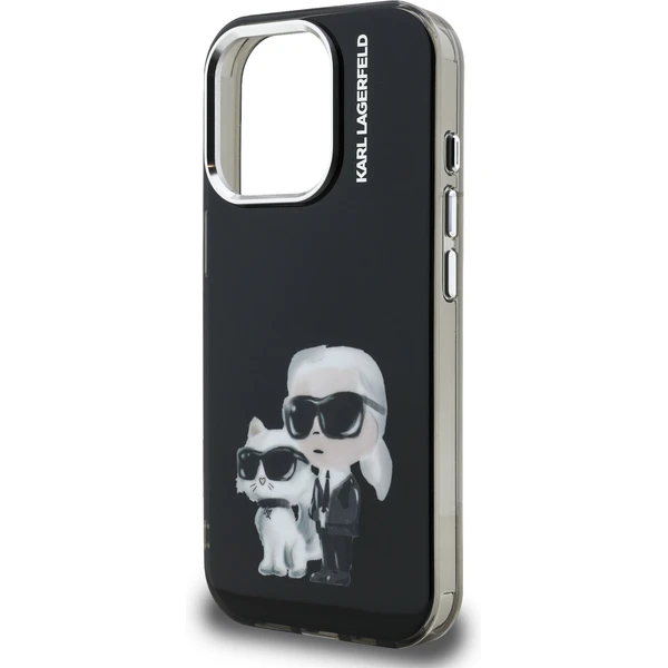 Karl Lagerfeld IML Aquarelle Karl and Choupette kryt iPhone 15 Pro Max černý - Pouzdra - Obrázek e9969ff6047d460fa4edd9011e416bb5