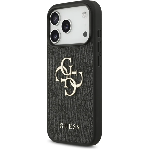 Guess PU 4G Metal Logo kryt iPhone 17 Pro šedý - Pouzdra - Obrázek e9b29b2bd4b34c89bc8698fee3870a41