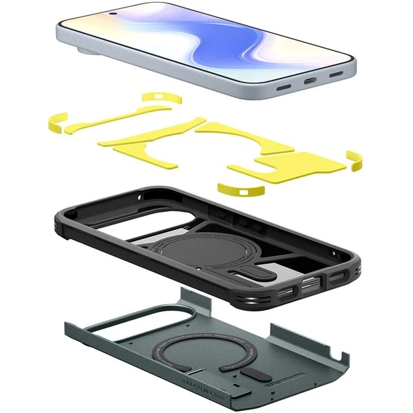 Spigen Tough Armor MagSafe kryt Google Pixel 10/10 Pro zelený - Pouzdra - Obrázek e9c1eaf423ac4b4bbaf783d41bfbf196