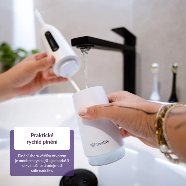 TrueLife AquaFloss Compact C200 ústní sprcha bílá - Ústní sprchy - Obrázek e9d8924e2124444b838d17b33daef68d