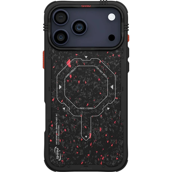 SKINARMA Vektor Mag-Charge MagSafe kryt iPhone 17 Pro Max Black/Red - Pouzdra - Obrázek e9f2a22551d246a1beba3cd4551bd882