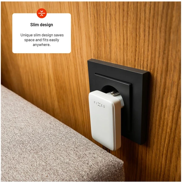 FIXED Slim GaN nabíječka (1x USB-C), PD, 30W, bílá - Nabíječky - Obrázek ea132f8105be43dea713313f726035c6