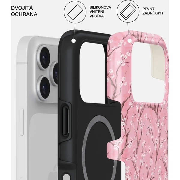 Burga Tough MagSafe kryt iPhone 17 Pro Sakura - Pouzdra - Obrázek ea15b18243c7433e95199cf4635f5992